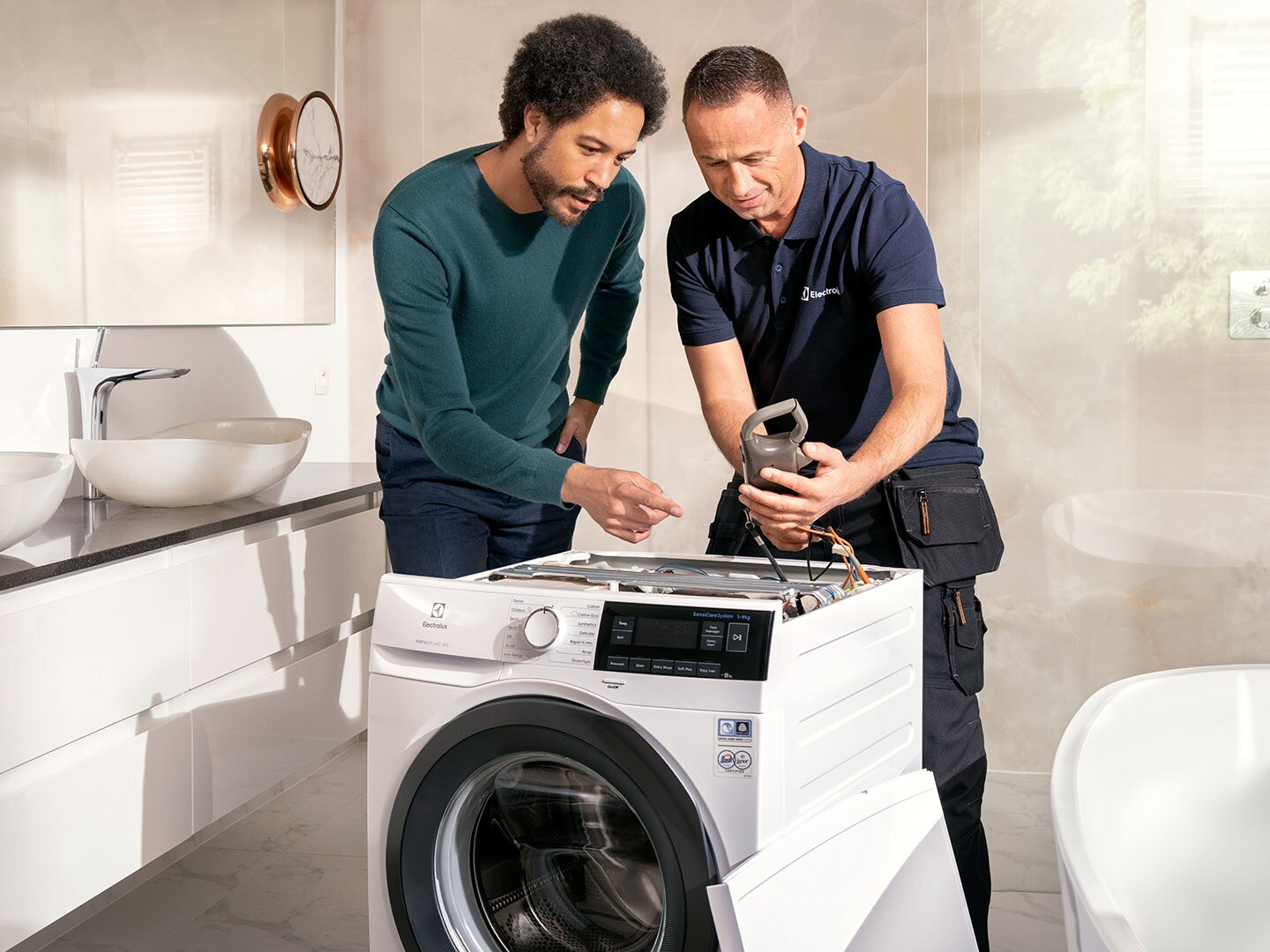 Professional dryer repair technician service UAE
